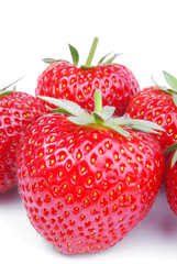 strawberry isolated on white