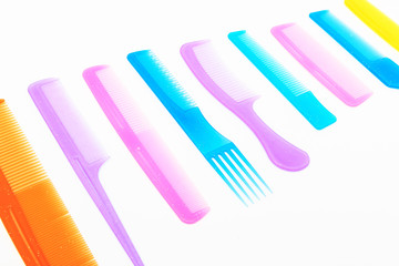 modern colorful comb