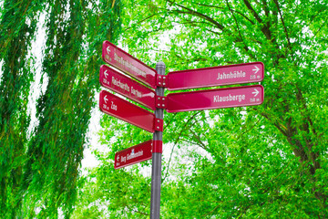 Halle Saale - Richtungsweiser