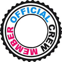 Official Crew Member Stempel