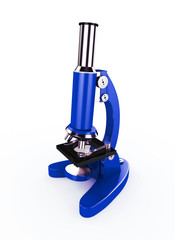 3d Microscope (Blue) - isolated