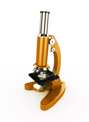 3d Microscope (Yellow) - isolated