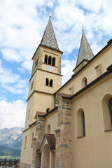 Fototapeta premium Beautiful Church in the Mountains