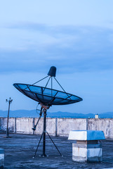 Satellite Dish on the Rooftop