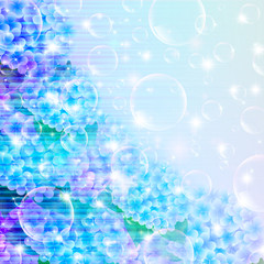 あじさい　花　背景