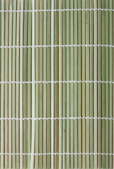 Fragment of bamboo mat