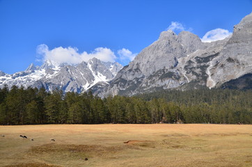 Fototapeta na wymiar Alpine Mountain Landscape