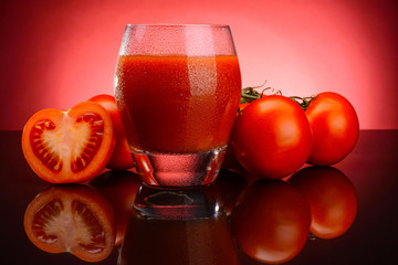 tomato juice and vegetables