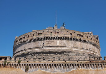Fototapeta na wymiar Castello San Angelo Roma