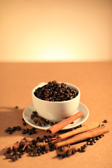 Coffee Beans and beautiful anise