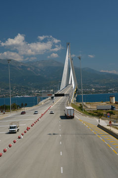 rio antiro bridge - patra greece
