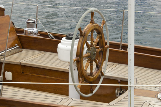 sailboat detail helm