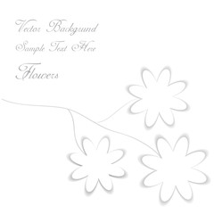 paper flowers background