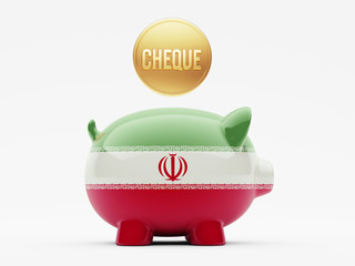 Iran Cheque Concept