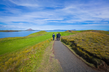 beautiful vibrant summer landscape of famous place tourist icela