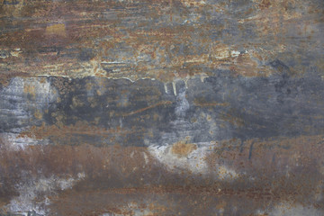 Texture of a rusty surface
