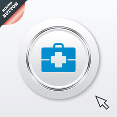 Medical case sign icon. Doctor symbol.