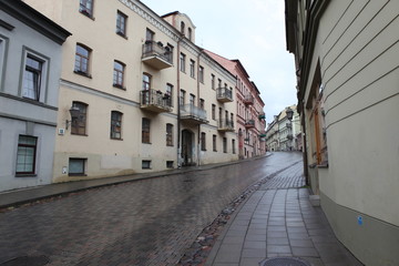 Vilnius oldtown street ,Lithuania