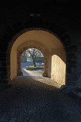 Fototapeta na wymiar Burg Sternberg im Extertal (Torbogen)