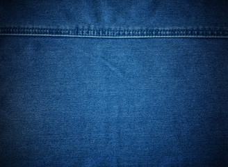 Stitched denim