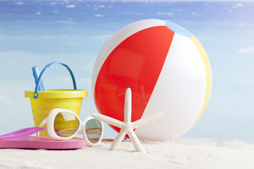 beach accesories, summer background