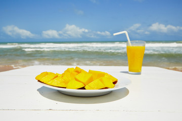 Breakfast on the beach