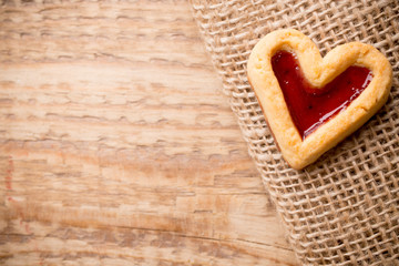 Heart cookies.