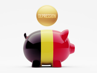 Belgium Depression Concept.