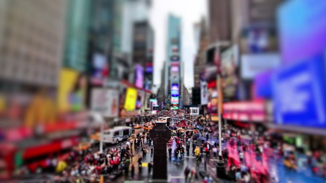 Times Square Time Lapse Zoom