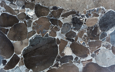 Pattern of the stone surface