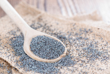 Wooden Spoon with Poppyseed