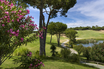 A Landscape of a golf course in Vilamoura