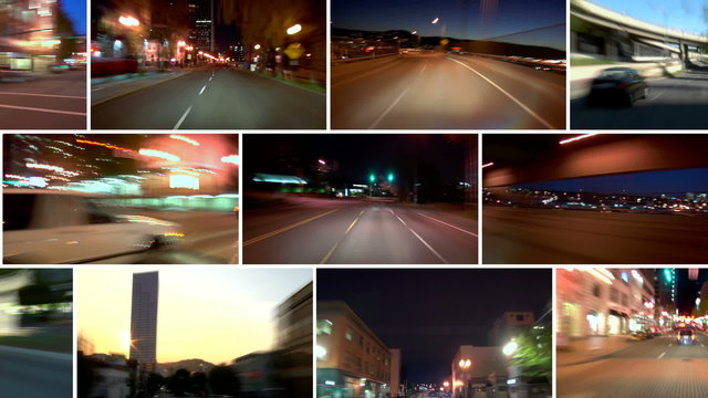 Video Montage City Driving