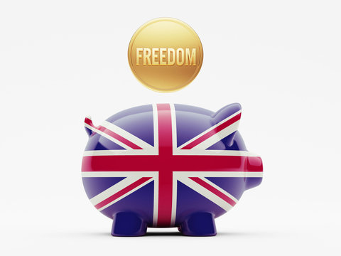 United Kingdom Freedom Concept