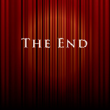 end on curtain red