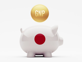 Japan GNP Concept.