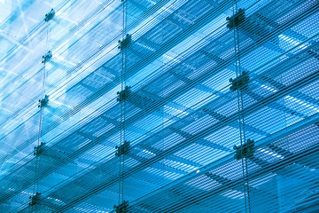 abstract glass building
