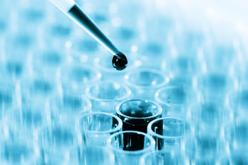 Microtubes and micropipet lab test