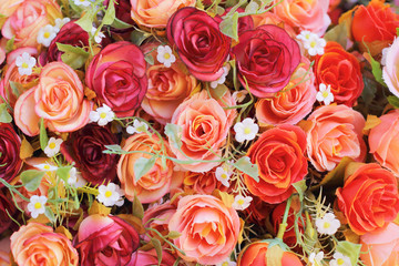 beautiful of rose artificial flowers