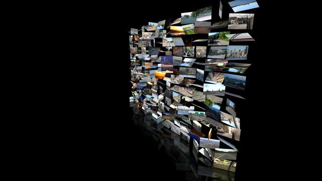 Video Wall 360 Pan Large (black)