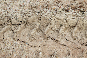 wheel tracks detail