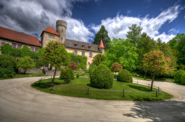 Fototapeta na wymiar Schloss Hohenstein Oberfranken