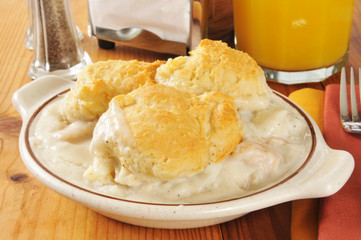 chicken and biscuits