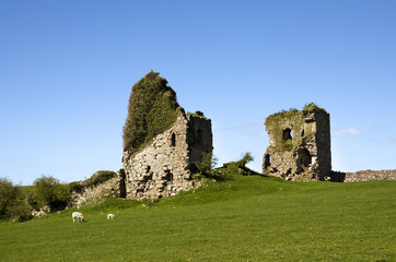Fototapeta na wymiar Gleaston Castle in Cumbria