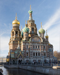 Fototapeta na wymiar Church of the Savior on Blood - in Petersburg