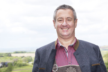 Farmer on his farm