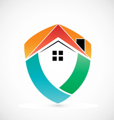 Real Estate House icon logo