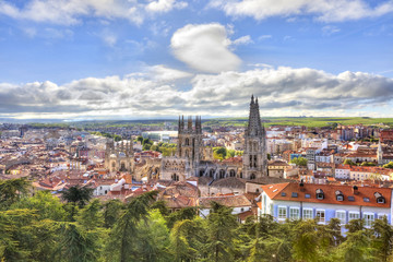 Burgos. Cathedral of Our Lady - obrazy, fototapety, plakaty