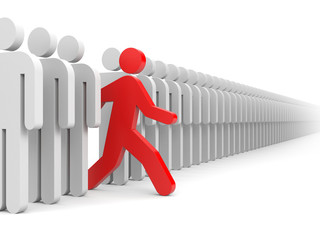 Different people. Run to new opportunities