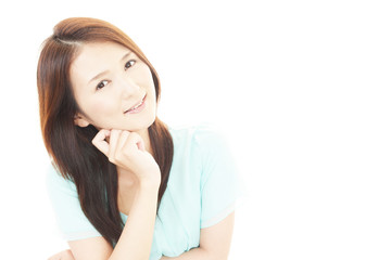 Fototapeta premium 笑顔の女性